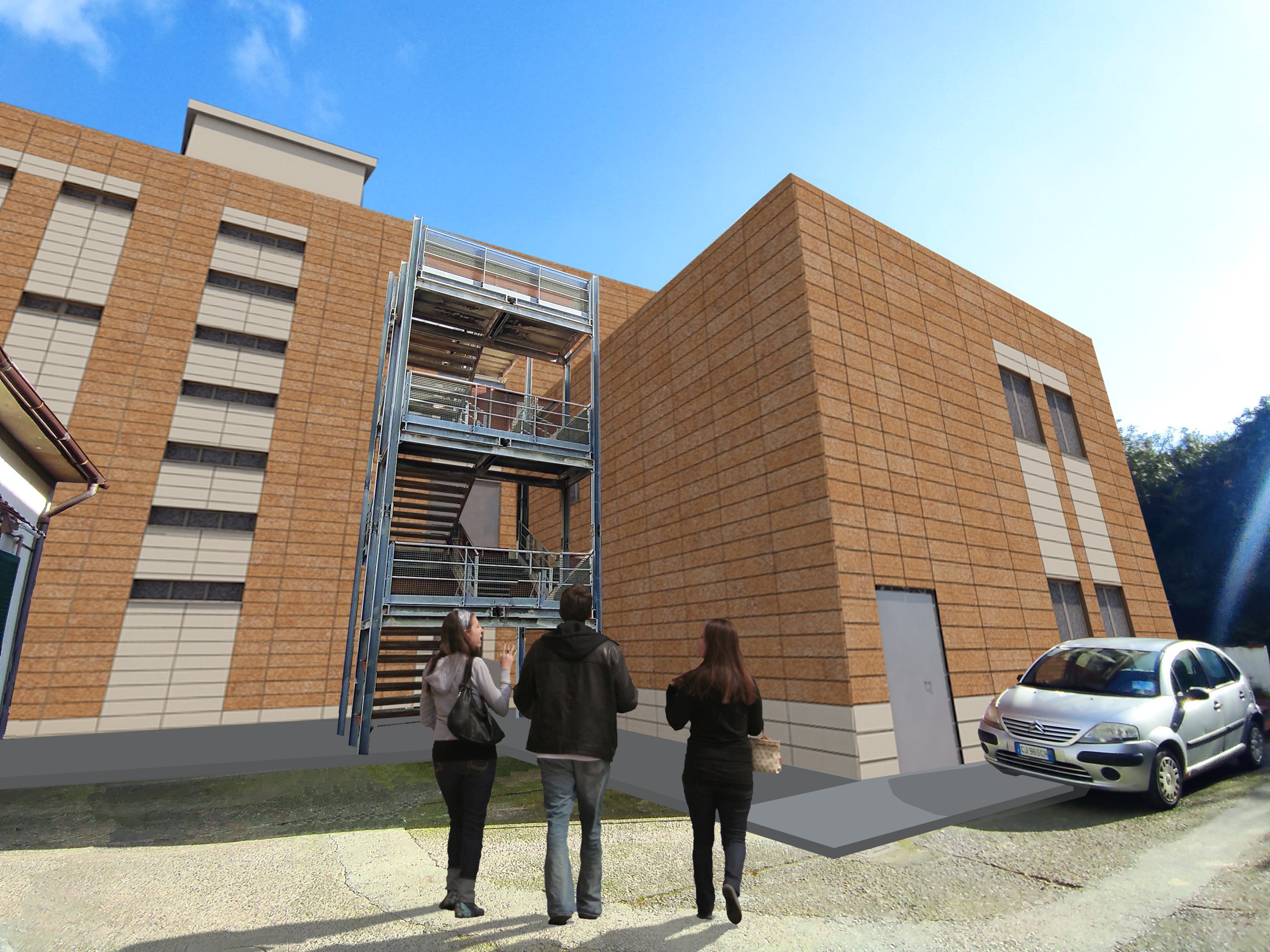 Ristrutturazione scuola di via Calafati, Livorno — immagine 5
